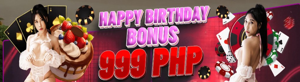 Birthday bonus at Peso63 free 999