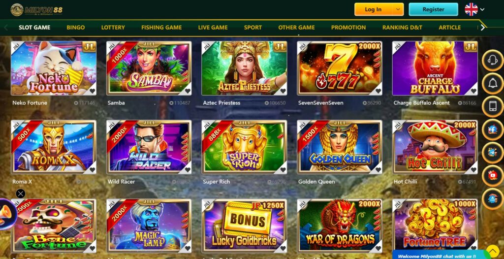 Wild Race slot at Milyon88 Casino Philippines