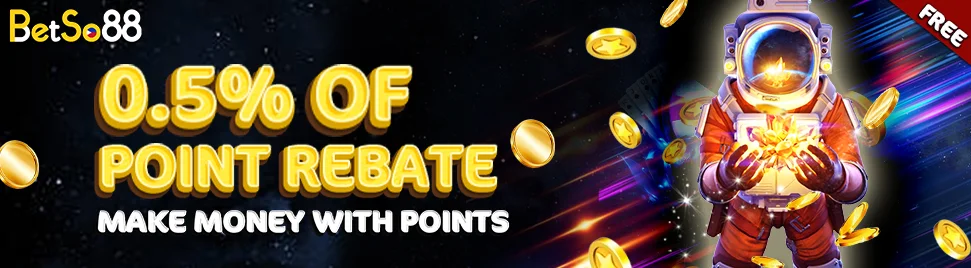 rebate rewards at Betso88