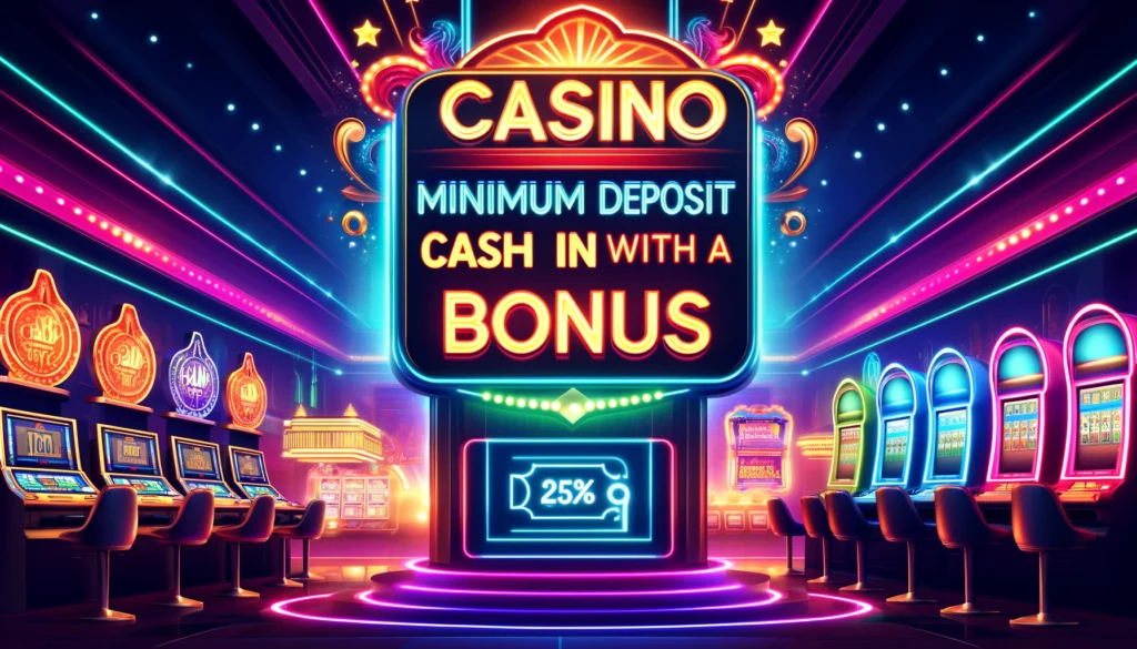 Casino 50 Minimum deposit with a bonus