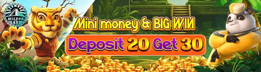 Deposit 20 get 30 free bonus promo