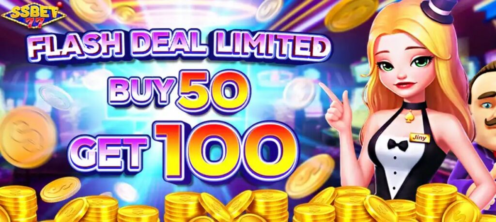 Buy 50 get free 100 bonus at SSBET77 CASINO