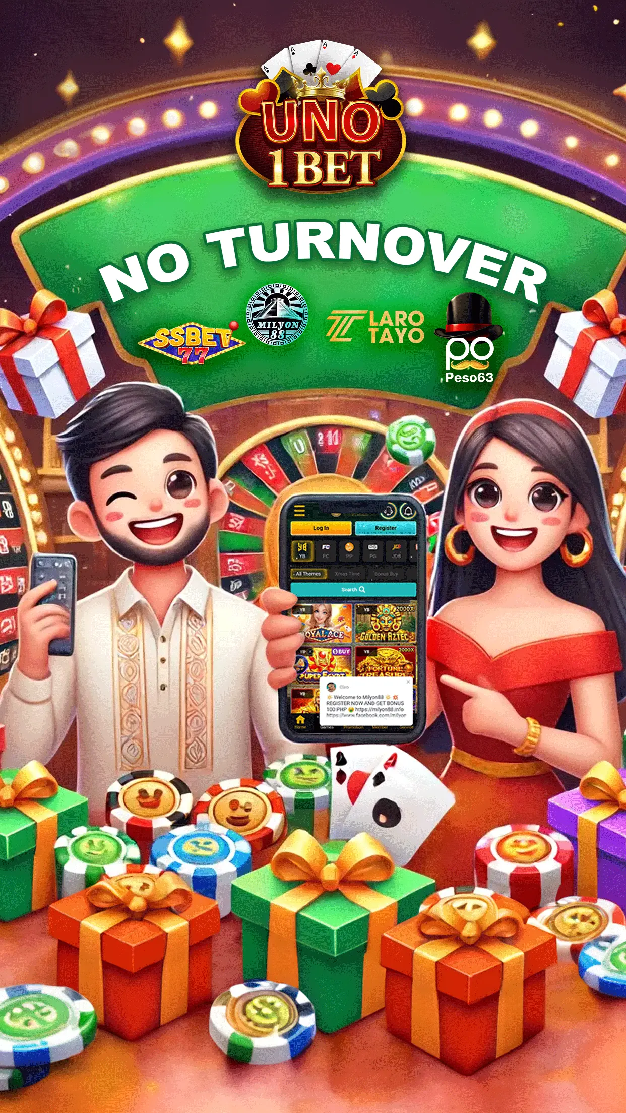  List of No turnover bonuses & promos available at Casino Philippines