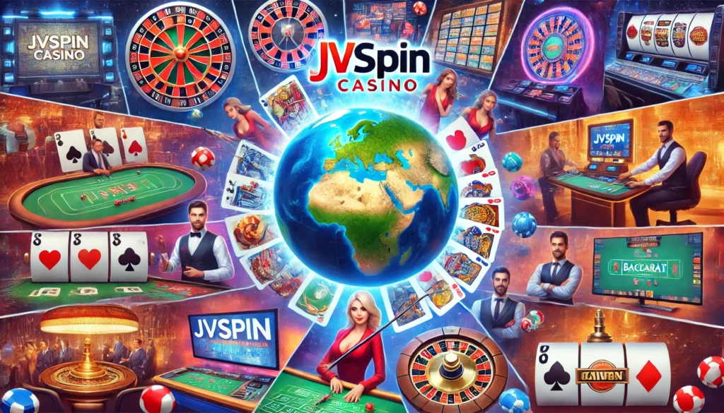 JVSPIN Casino game genres