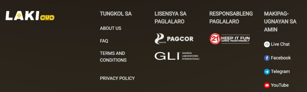 Lakwin display of License group logos