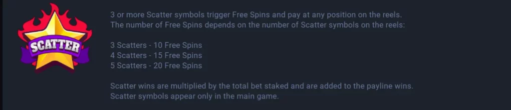 Hot Triple Sevens special scatter free spins