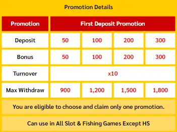 First Deposit Bonus at Betso88