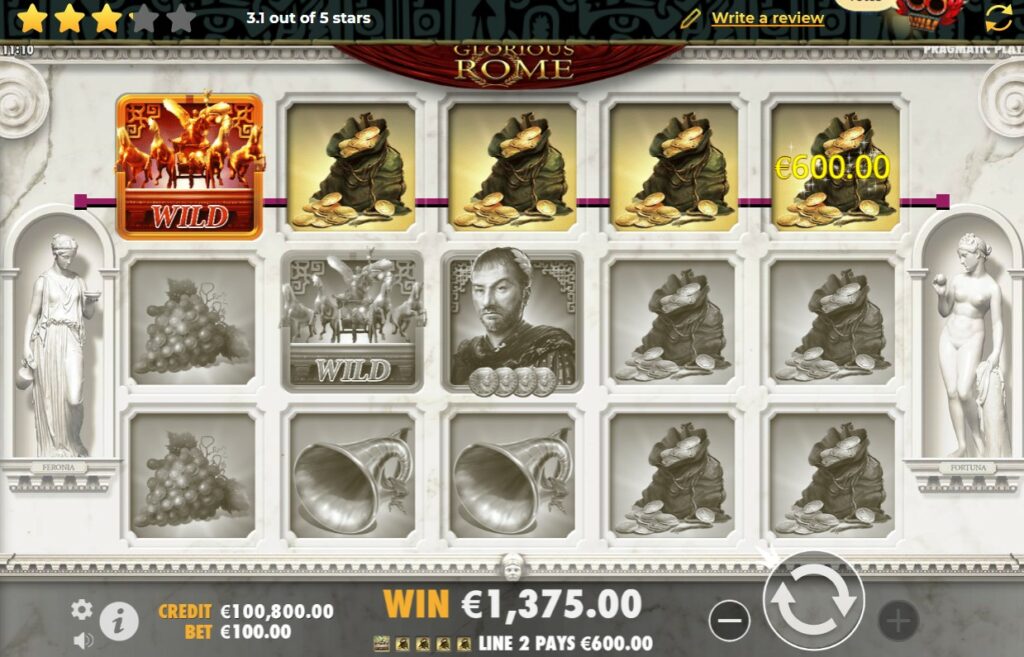 Glorious Rome slot Big WINS