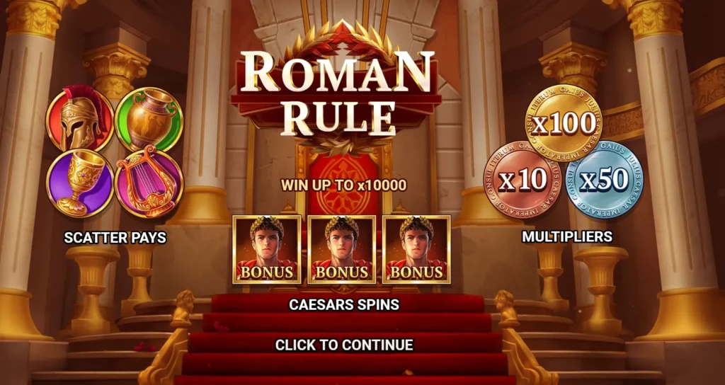 Roman Rule Caesars slots