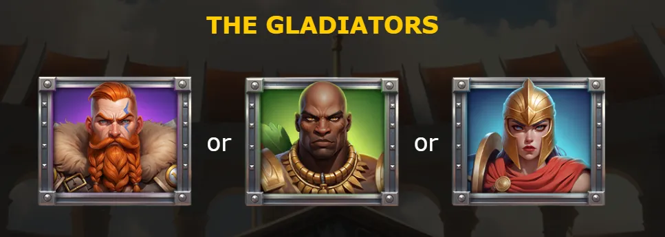 Gladiators in Caesars slots